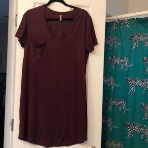 Z Supply Faux Suede Dress